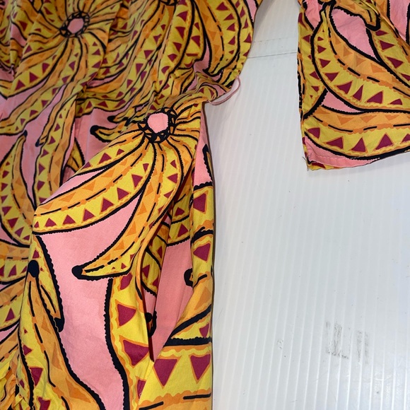 FARM Rio Pink Dress with Yellow Sunburst Print - Picture 8 of 13